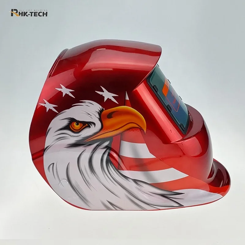 RHK Auto Darkening Welding Helmet True Color Solar Powered Welding Mask with Adjustable Shade 9-13