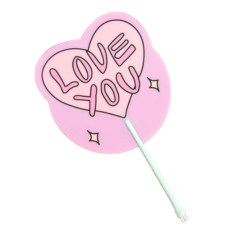 Fashion Pattern Popular Girls Plastic Custom Handheld Cold Fan Small Wholesale