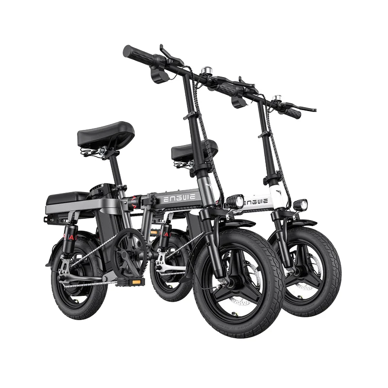 T14 Foldable 36V Velo Electrique E Bike 48V 10Ah 14 Inch Folding EBike with 350W/250W Motor EU US UK Ready Stock