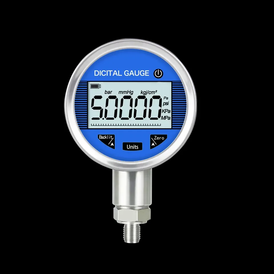 250 Bars 0.2% Accuracy Absolute Air Digital Micro Pressure Gauge With Data Logger