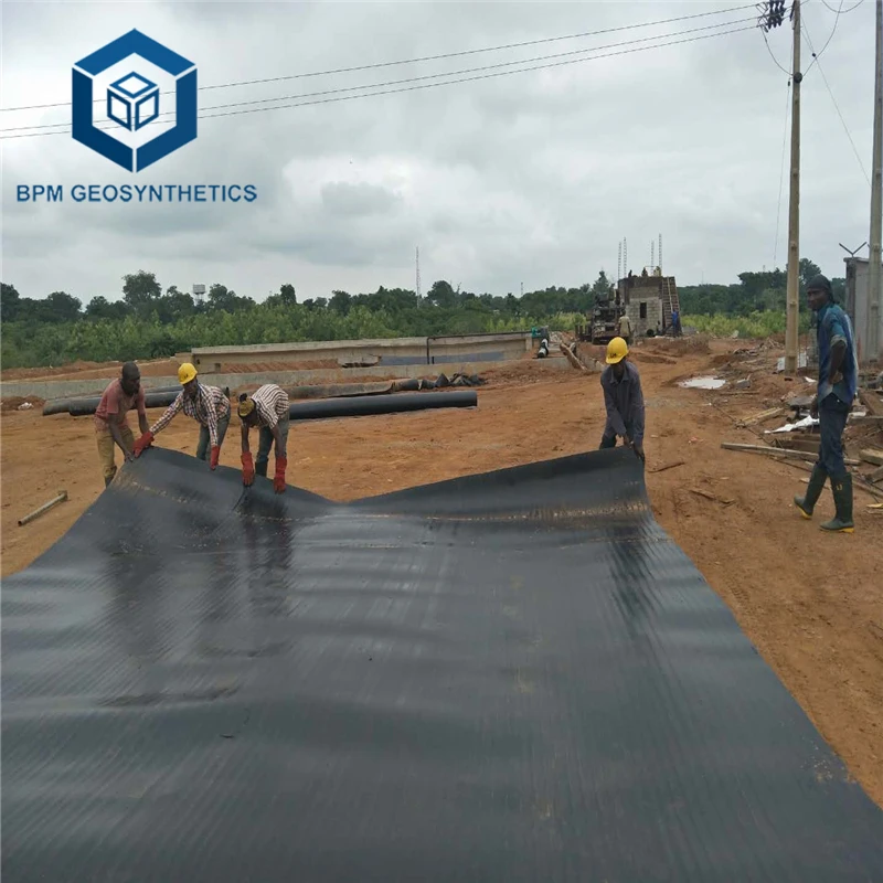 Plastic Rain Water Harvesting System Hdpe Geomembrane 500 Micron Geomembrane Liner Water Tank
