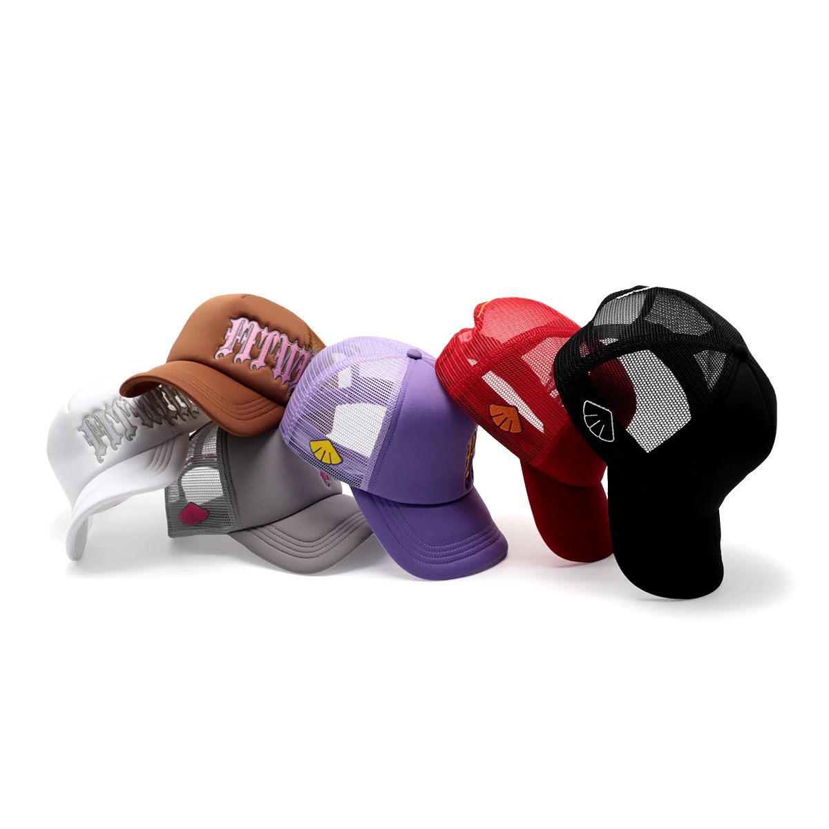 wholesale 5 Panel Mesh Embroidery Logo High Quality Foam Trucker Hat Custom