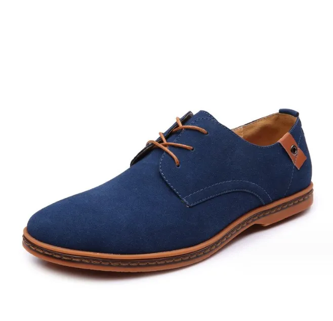 UP-0168J 2023 new design mens suede leather casual shoes lace up dress business shoes