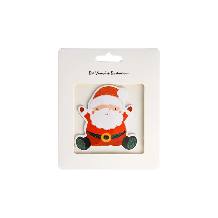 wholesale Christmas custom logo sticker gifts decorative eva sticker kawaii cute waterproof lovely stickers