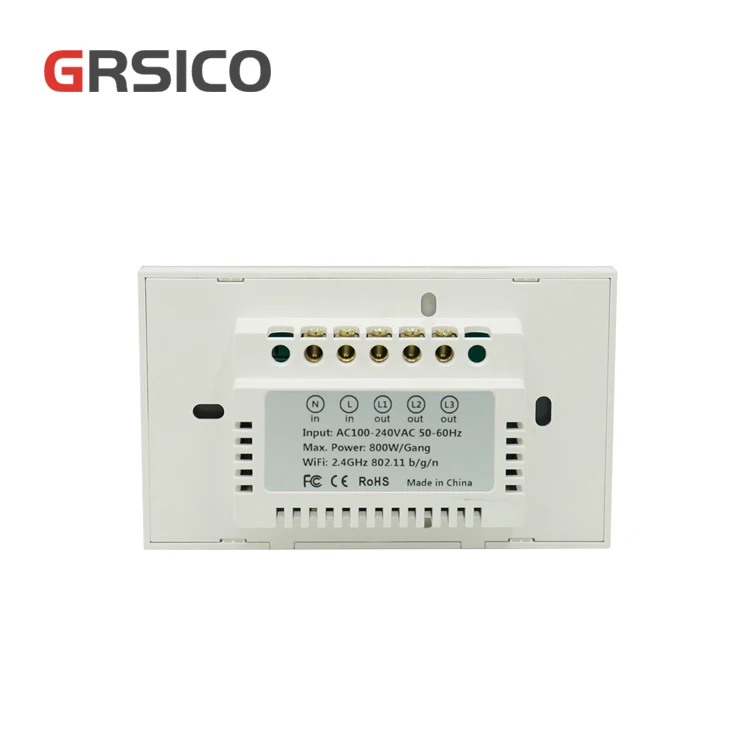 Беспроводной Wi-Fi пульт дистанционного управления 2 клавиши 2 канала настенный выключатель света Панель для автоматизации умного дома