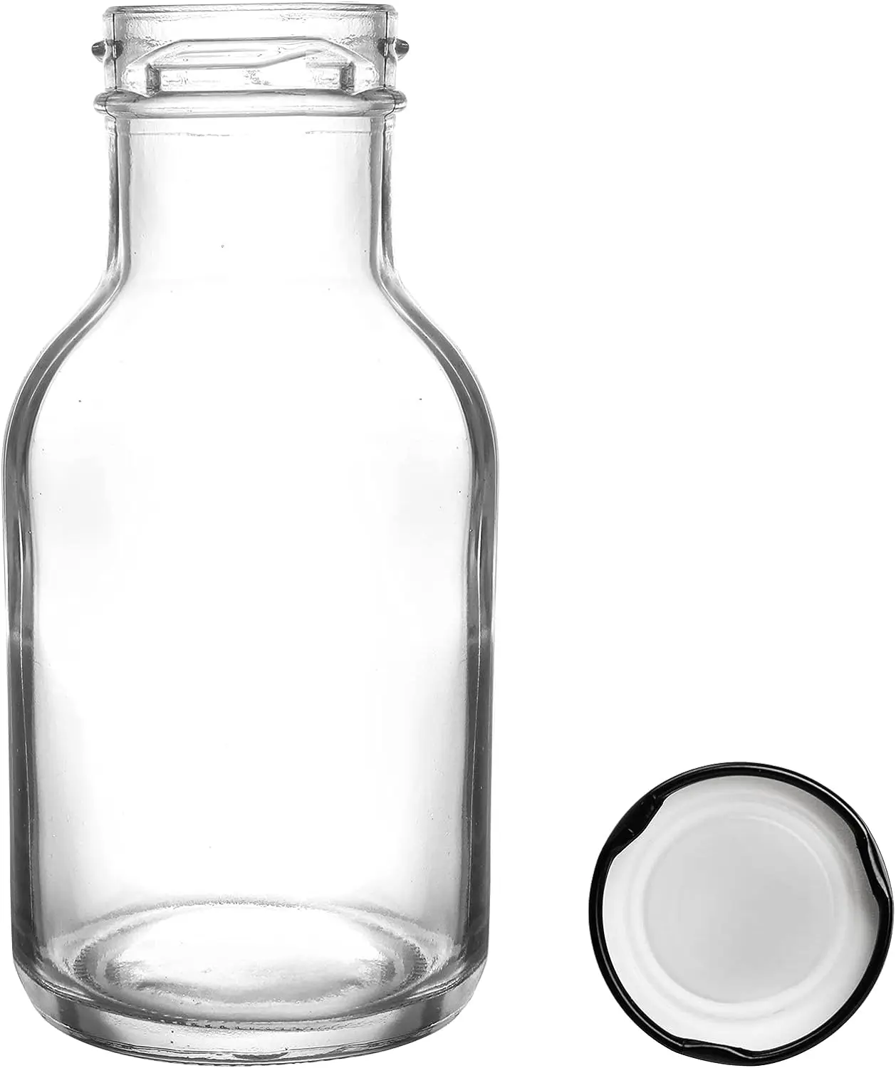 Empty 250ML 350ML 8oz 11oz Hot Sauce Chilli Glass Bottle for Salad Dressing Tomato Sauce Ketchup Bottle With Lids