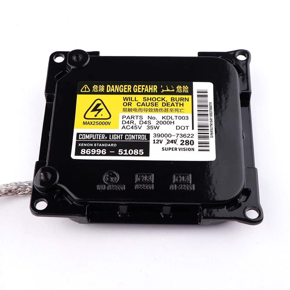 New Auto Lighting System Part High Bright HID Slim Xenon Ballast 12V 35W Fast Start HID Xenon Headlight Ballast D4S D4R D4C
