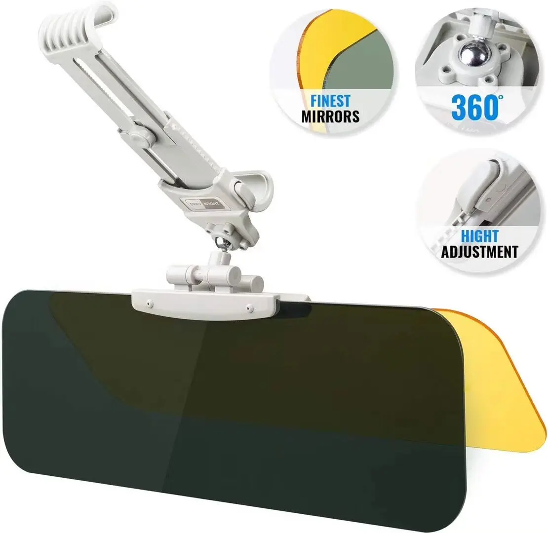 
2 in 1 day and night anti-glare car sun visor must have in summer 