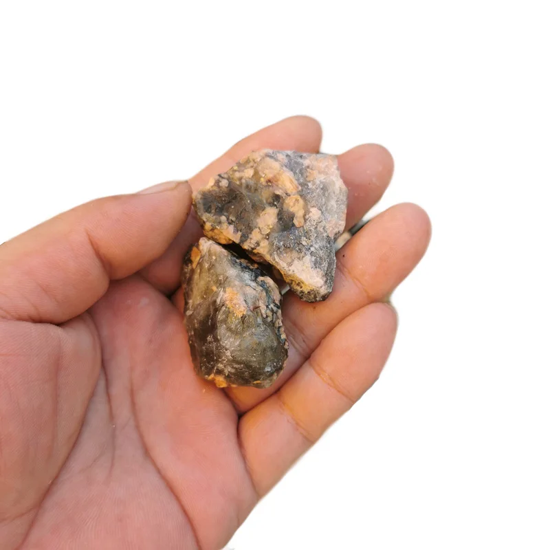 wholesale Beautiful Rough Natural Ghost Quartz Crystal Rough Stone Green Phantom Crystal Matt Surface