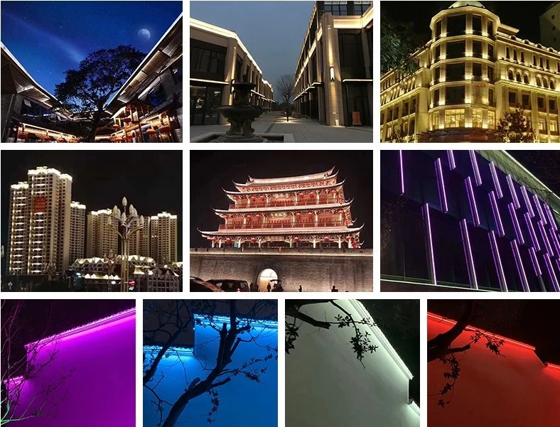 
Outdoor facade lighting 18W 24W DC24V wallwasher for building 