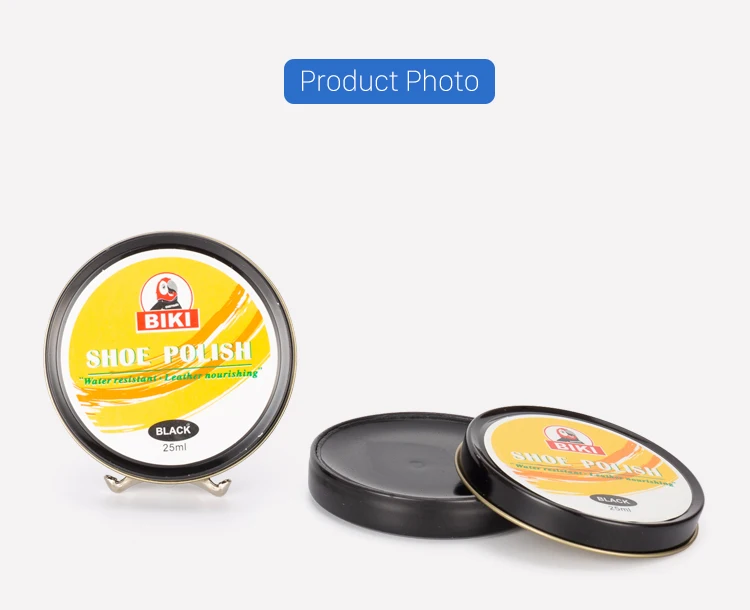 BIKI Leather Shiner Blister Pack Factory Wholesale Shoe Shine Set Shoe Care Accessories Product Express Shoe Polish Kit