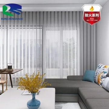 Blind manufacturers fabric sheer shades window curtains motorized dream pvc slats double track vertical blind for home