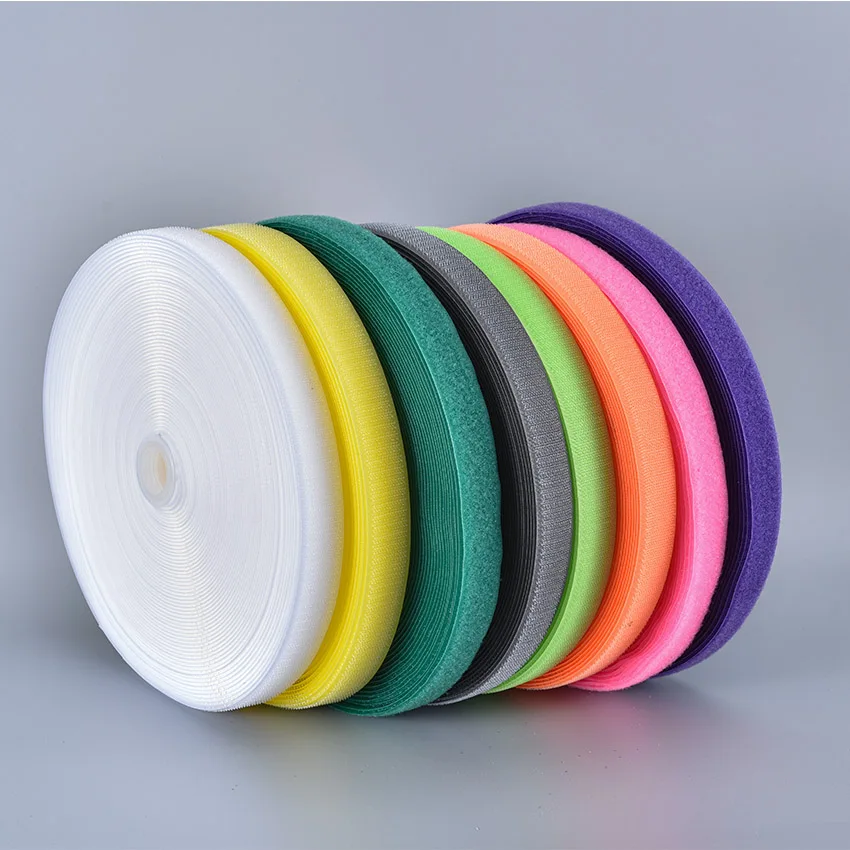 Wholesale Price Colorful Polyester Nylon Material Clothing Hook and Loop