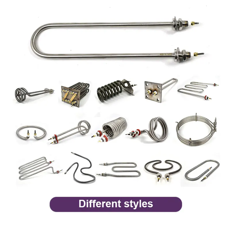 BRIGHT Factory Sales Sus310S Stainless Steel U Shape Electric Heating Element 220V 2500W Air Tubular Heater