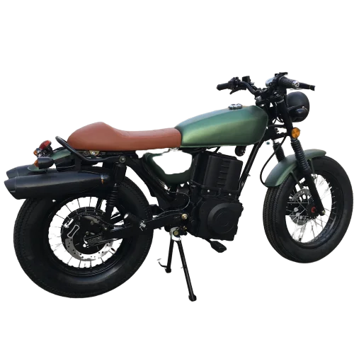 Factory Off-road 3kw CG Retro Electric Motorbike Old Schoool Classical Fat Tire Touring Racing Motorcycles
