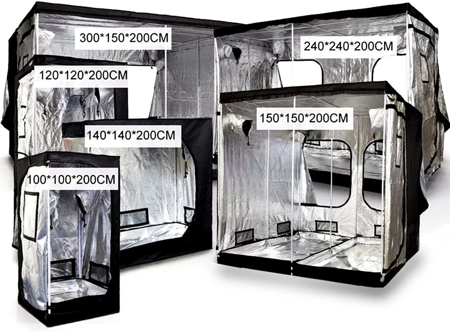 Коробка для выращивания растений 600d 150x150x200