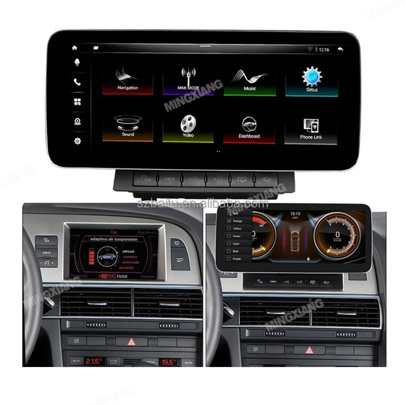 Wireless CarPlay Android Auto Car Radio For Audi A6 C6 4F 2005 2009 2010/2008 2015 Multimedia GPS 2din Stereo Navigation Wifi 4G