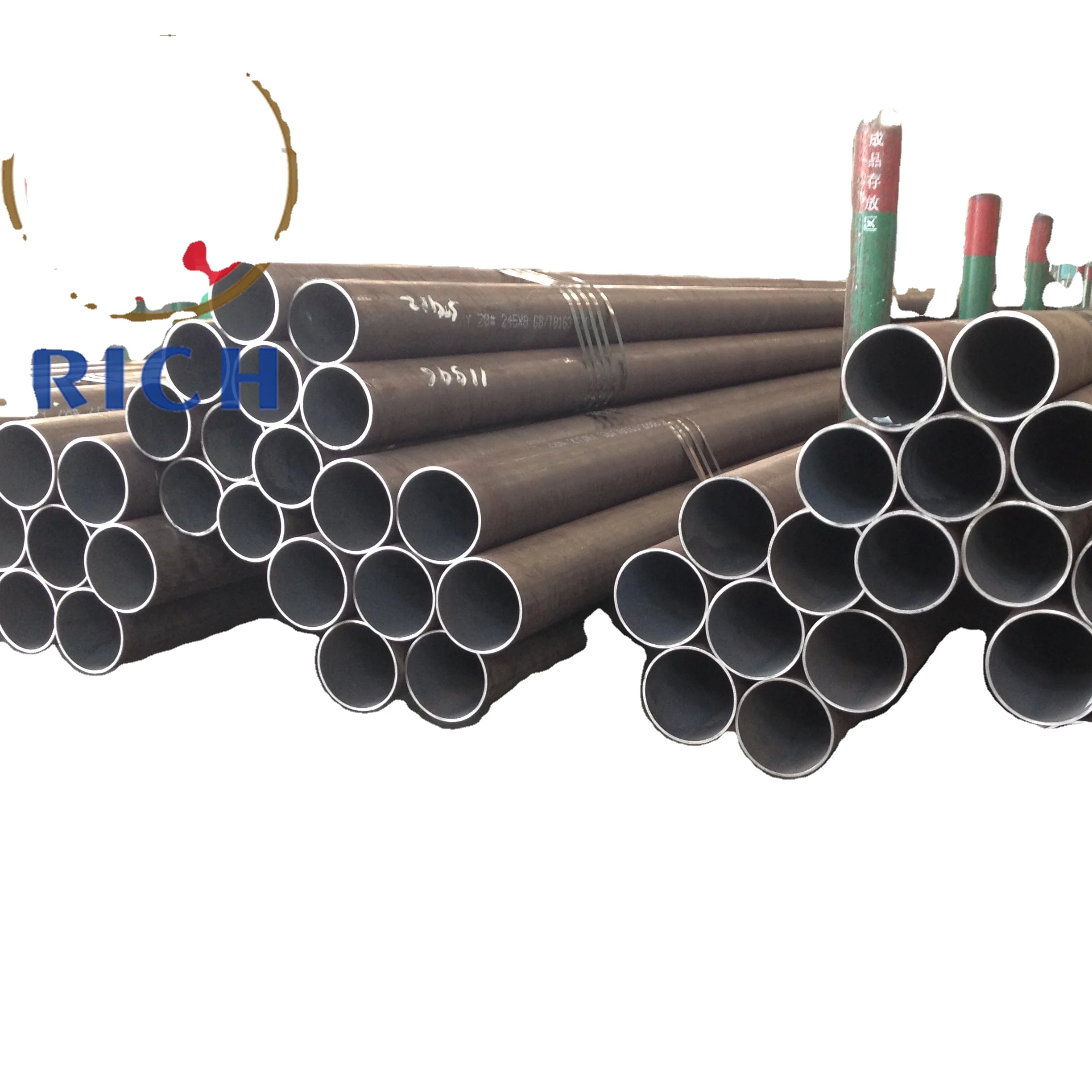 DIN 2440 2441&EN10255 S195T Welding Threading Non Alloy Steel Tubes