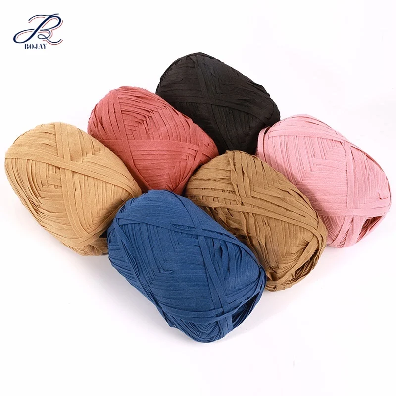 Bojay Colorful Dyed Natural Paper Yarn for Crochet Handbags, Summer Hats with Paper  Raffia Yarn
