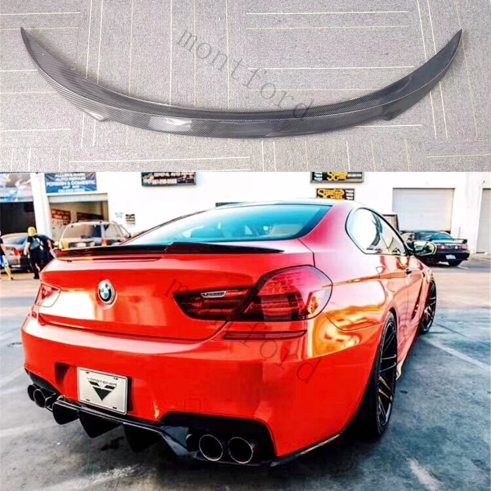 Для BMW 6 серий M6 F06 F12 640i 650i 640i СЕДАН задний спойлер багажника губа крыло 2012 - 2016 углеродное волокно/FRP
