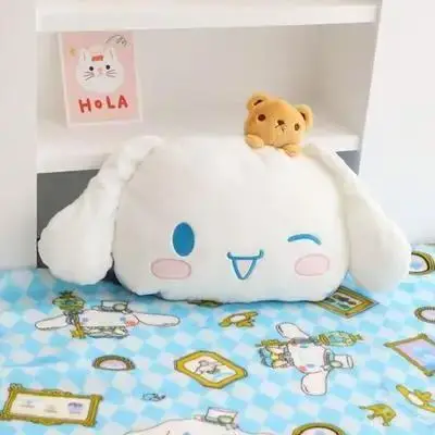 SS new foldable kuromi pillow with blanket kawaii kuromi melody plush cushion super soft plush pillow toy stuffed animal toy