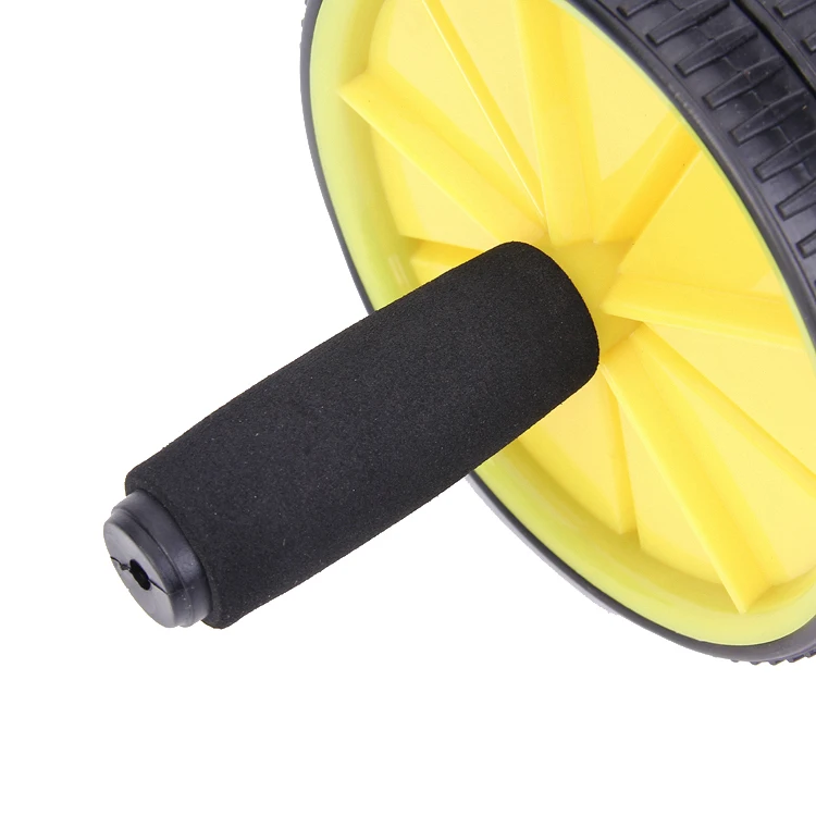 Fitness Maximize Abdominal Trainer Dual Ab Wheel Roller with Soft Knee Pad for Home Gym Equipment
