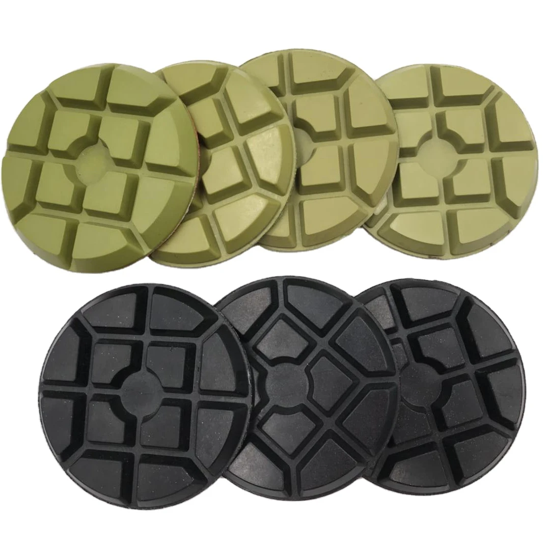 Diamond resin bond and hybrid wet dry polishing pads and grinding disc for concrete floor with Factory price and CE certificate