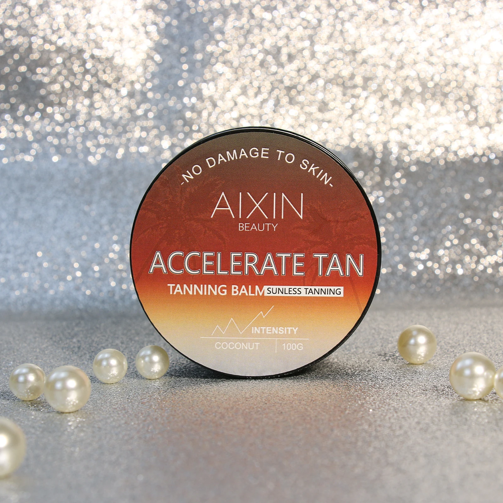 AiXin Private Soft Label Tanning  Haute Beauty For Sunbeds & Outdoor Sun Haute Beauty coconut Tanning Gel