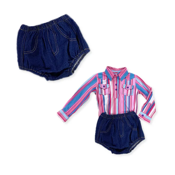 
New Fashion Unisex Bummies Denim Diaper Cover Baby Boy Denim Shorts 