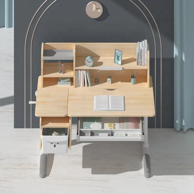 Детский современный регулируемый стол IGROW, стол для учебы