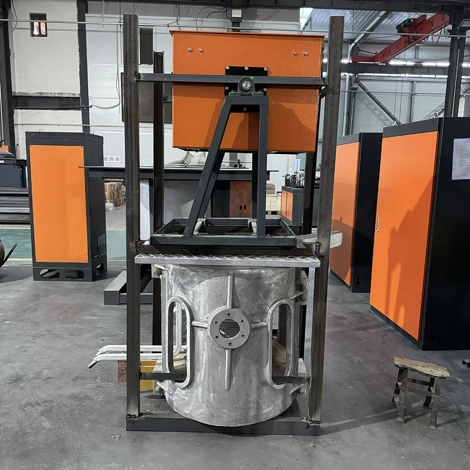 Best Selling Platinum Melting Induction Furnace Metal Melting Furnace 1Ton Induction Furnace For Gold