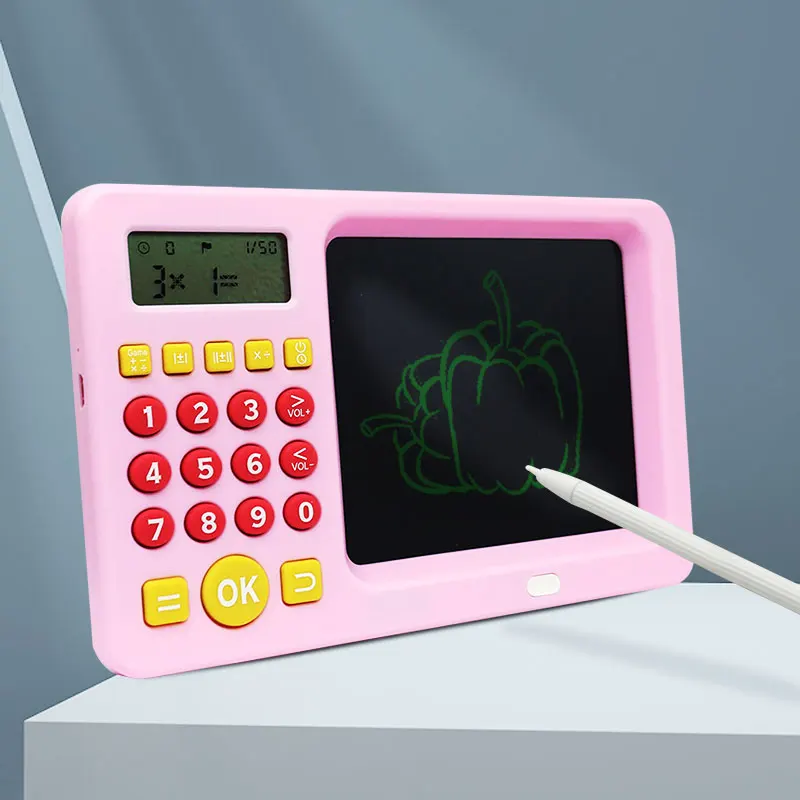 Custom Multi Language Digital Talking and Reading Pen Educational Toy Oral Calculation Math Training Machine LCD Writing Board