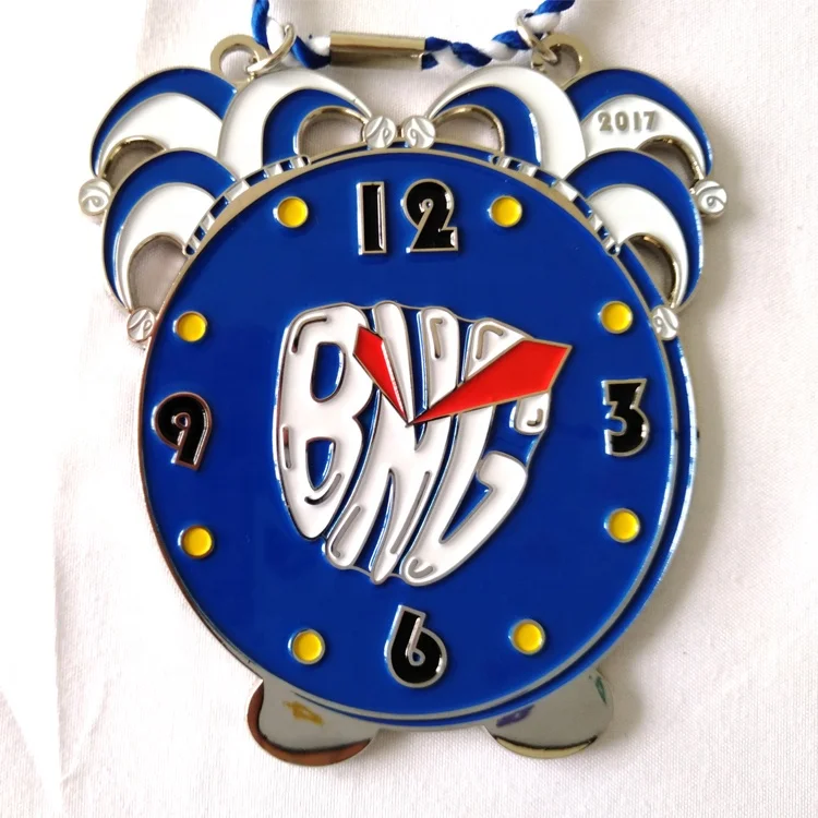 YIBAO Customized School or Corporate Honors Metal Customized Logo Medals and Trophies Football Medals Gold, Silver and Bronze
