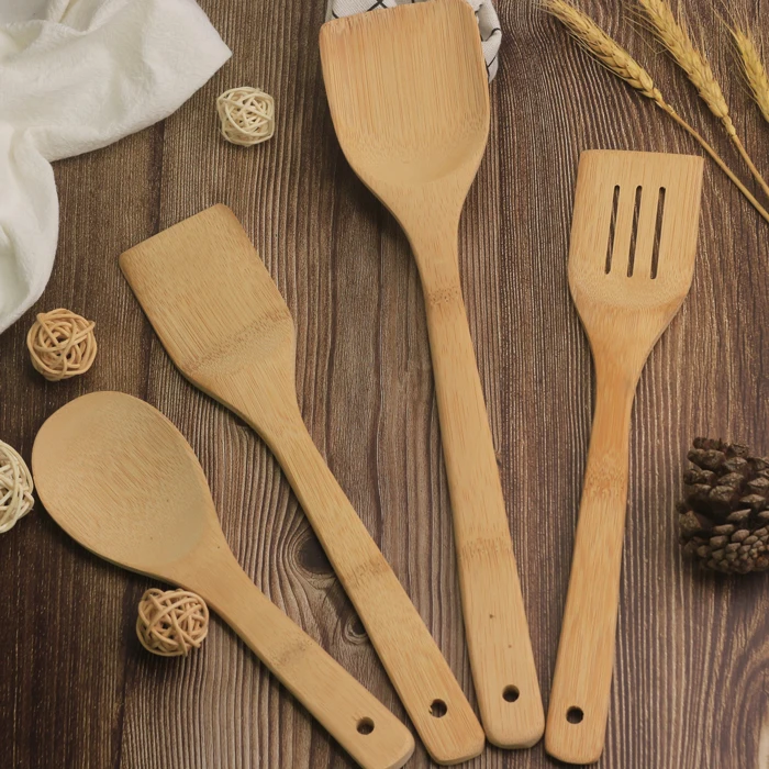 4 шт. набор кухонных принадлежностей из бамбука