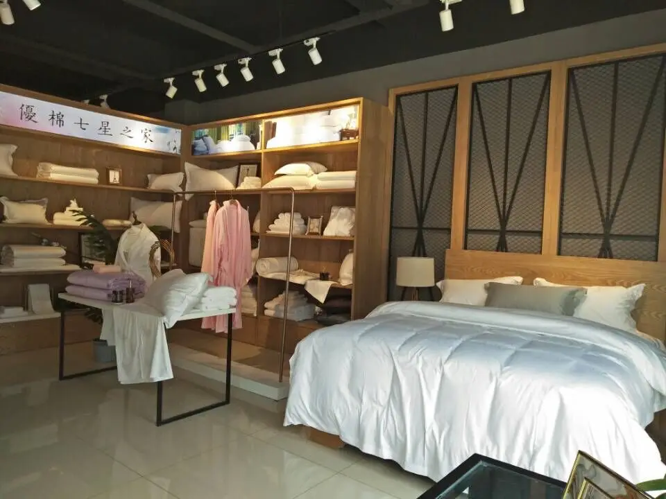 QUNZHEN Factory Wholesale Custom Color Blue Luxury shower hotel towel set