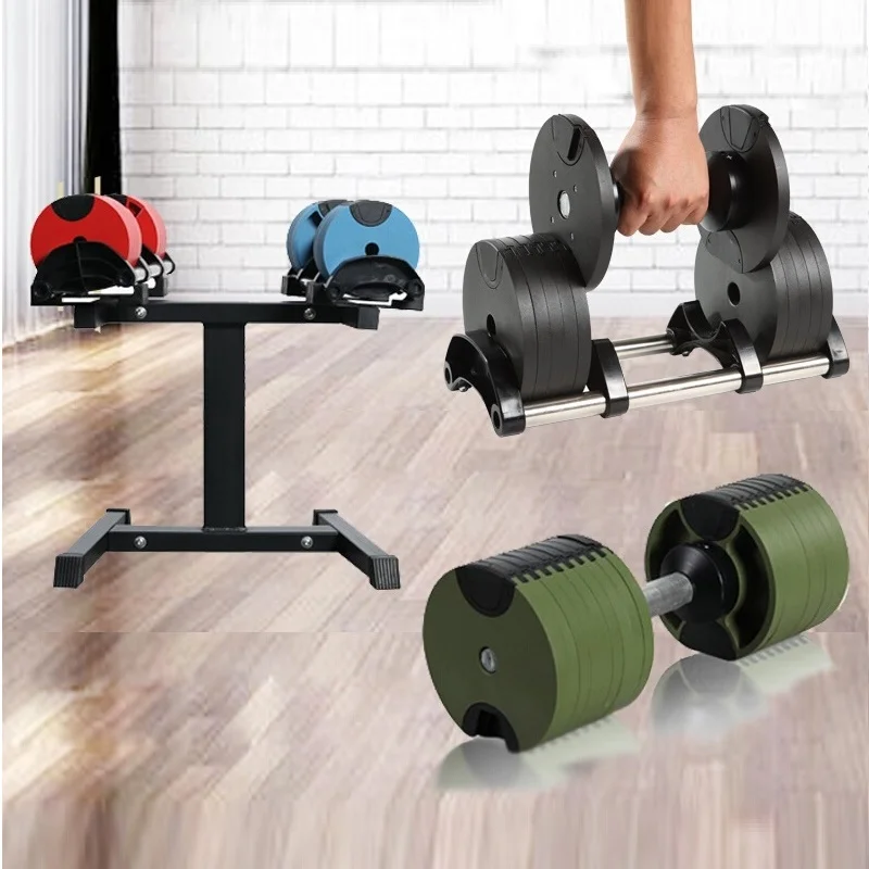 Sports Equipment Pesas De Gym Manubri Palestra Mancuerna Ajustables Rosa Pesi Mancuerna Rosa Regolabili Adjustable Dumbbell 80lb