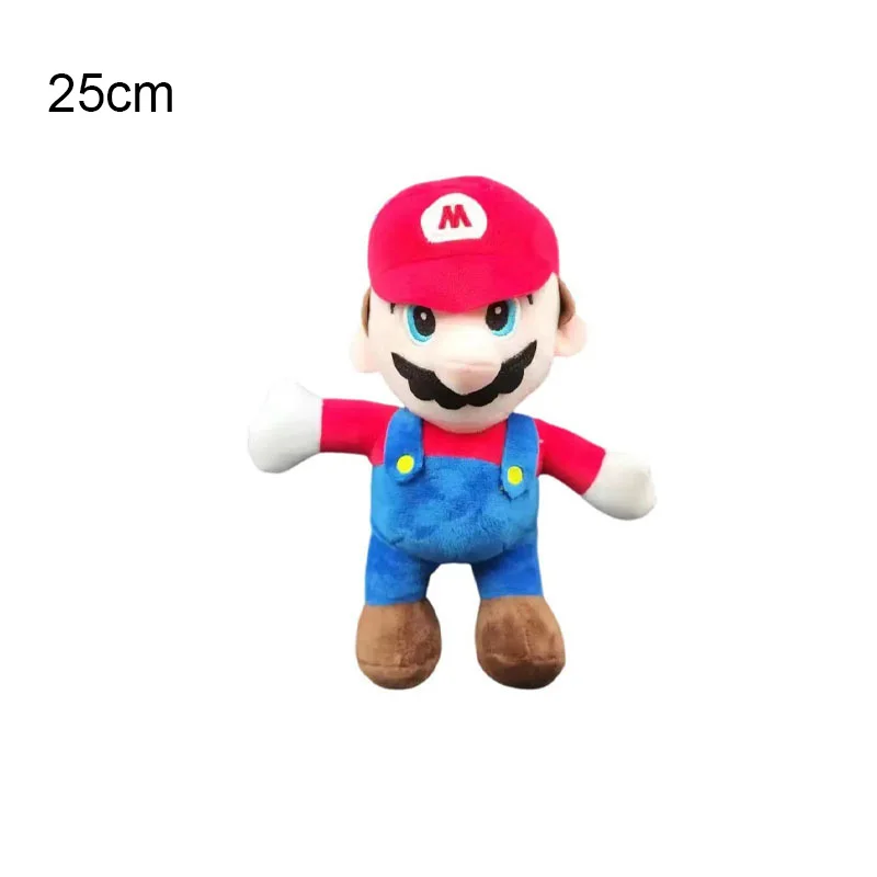 Wholesale 20/25cm Super Mario Bros Game Mario Stuffed Plush Toys Mushroom Man Toad Doll Yoshi Dragon Luigi Figure Pendant