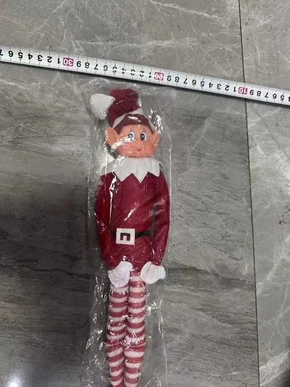 New Design Kid Toy Best Selling Hand-made Christmas Elf Doll Figurine Christmas Bendable Elf Doll Accessory Plush Elf Toys Doll