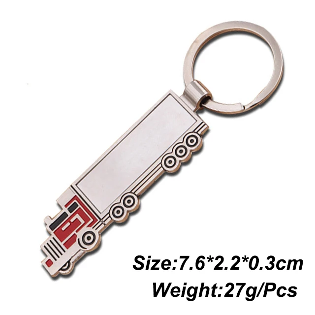 Wholesale Custom Truck Keychain Oem Design Metal Truck Keychain With No Mould Charge