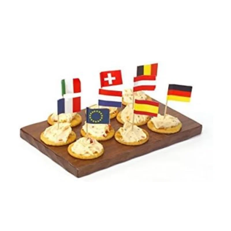 reusable toothpick customize cocktail sandwich toothpick printed flag toothpick with brand