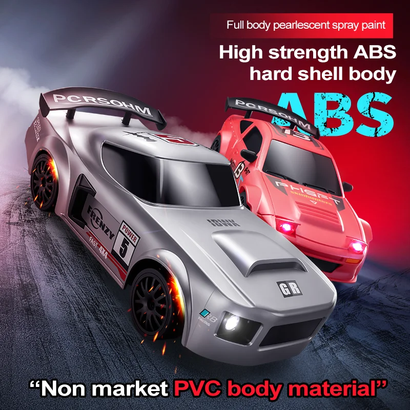 S813 4WD drift car PVC body material high strength ABS hard shell body and front and rear light control