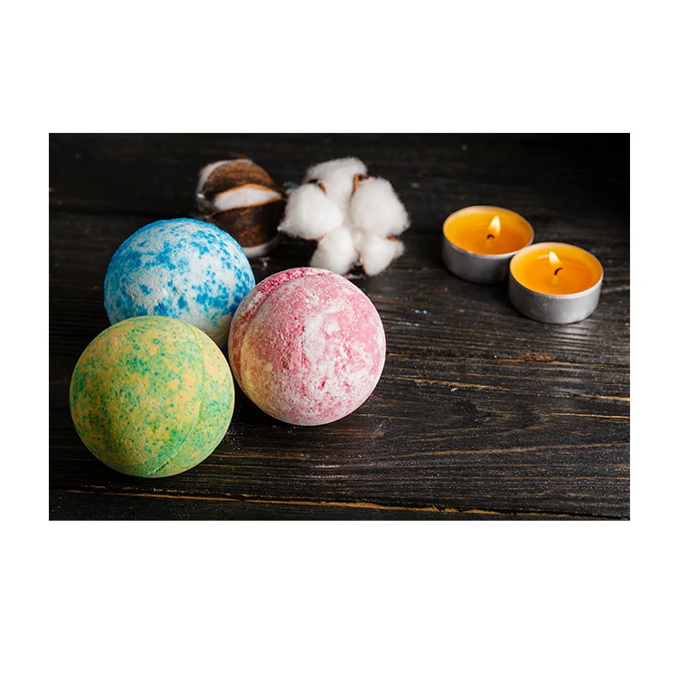 Непосредственный производитель, Собственная Марка, натуральный и веганский краситель, Пузырьковые шарики, Бомбочки для ванны с вишневым миндалем