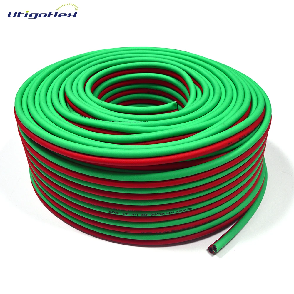 Customized Oxygen Acetylene Double Twin Welding Gas Rubber Hose PVC Welding Hose