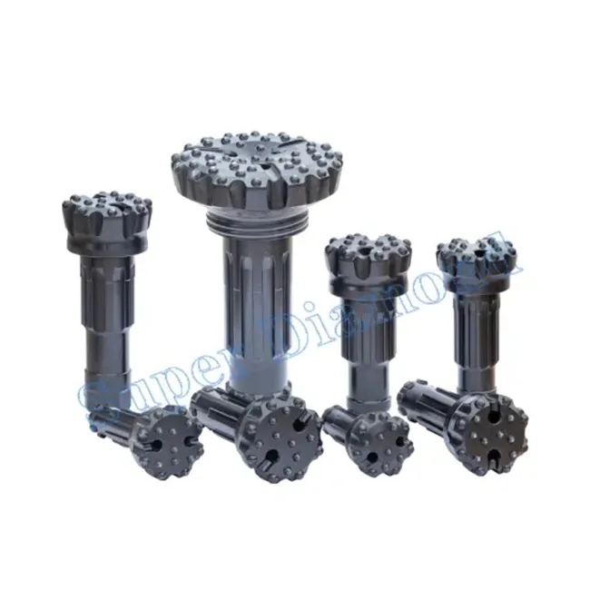 DTH bits by forging stone drill bit for hard rock wholesale 5 inch DHD 350 DTH button bit China factory good quality