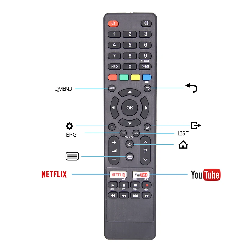 GCBLTV9MU Remote Control Fit for Changhong TVs