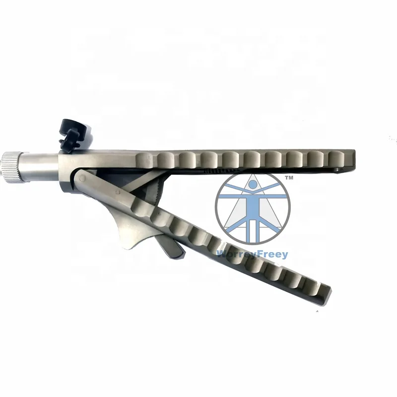 Laparoscopic instrument straight head reusable needle holder laparoscopic back automatic needle holder