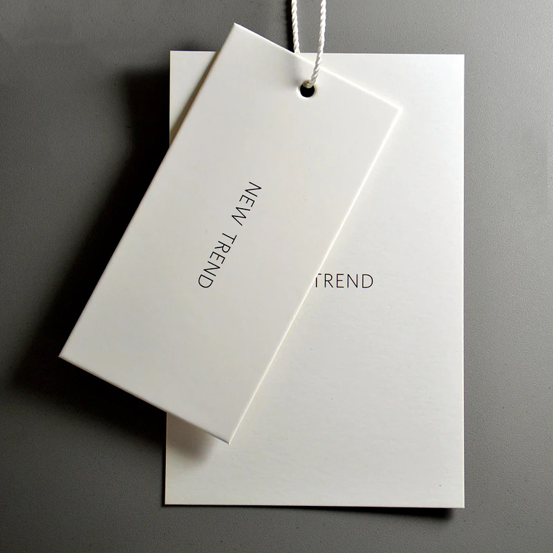 Swing Tag Garment Paper Hangtag, China Clothing Hang Tag, Garment Price Tag