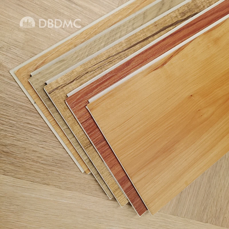 Customized Fireproof Soundproof Rigid Core 4mm DEMAX PVC SPC Click Flooring Tiles