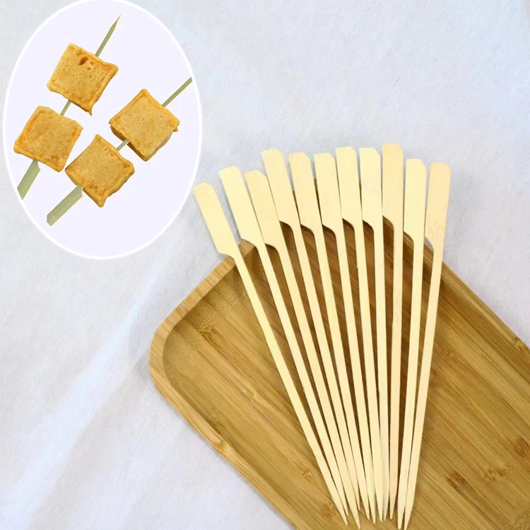 Disposable Bamboo bbq Skewer 50cm 40cm Stick