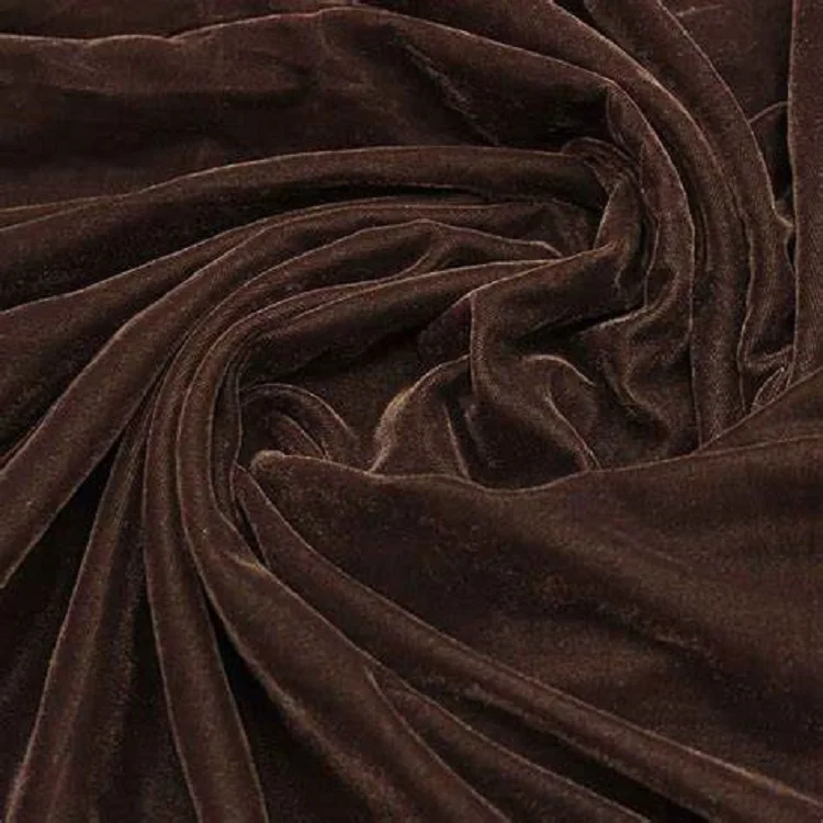 Modern style poly woven superior quality micro velvet 5000 for fashionable dress